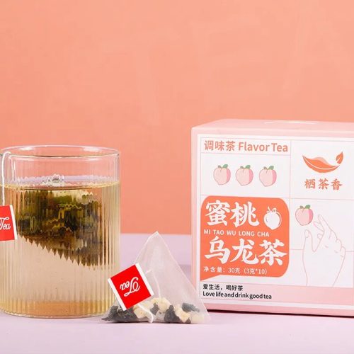 Trà ô long đào trái cây sấy