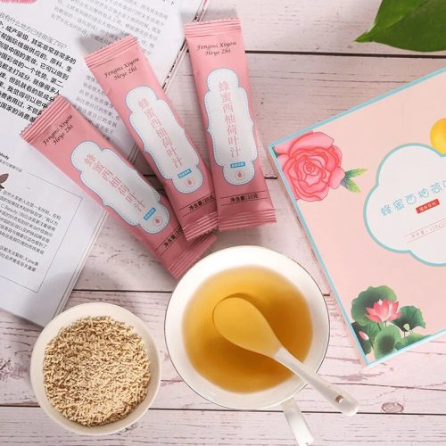 Trà thảo mộc hòa tan bưởi và lá sen cao cấp hỗ trợ giảm cân